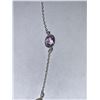 Image 4 : Silver Genuine Gemstones Custom Crafted Necklace Suggested Retail Value $150