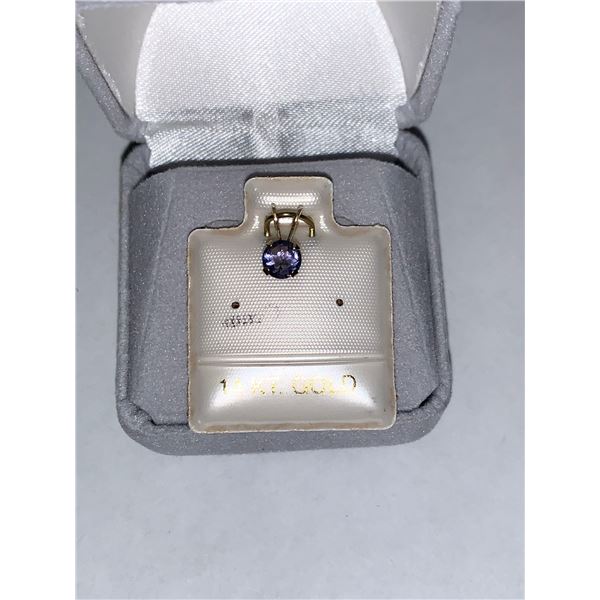 14K Iolite Pendant Suggested Retail Value $80