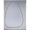 Image 1 : Silver 16" 14.8G Necklace Suggested Retail Value $220
