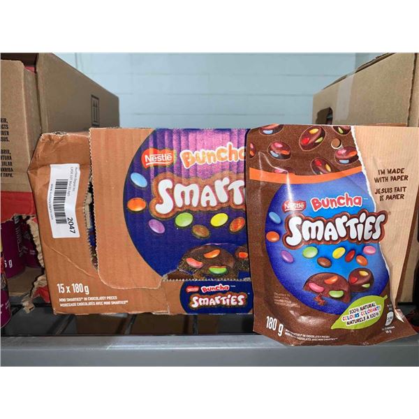 CASE LOT Nestle Buncha Smarties 15 x 180g
