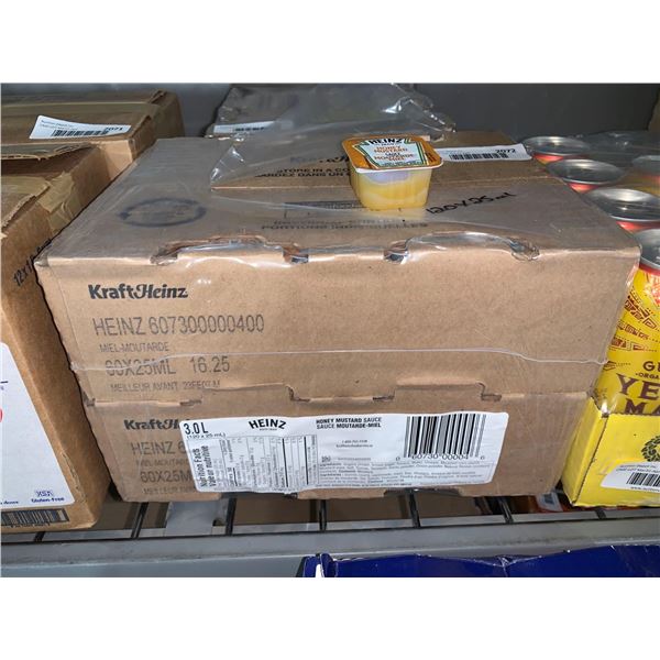 CASE LOT Kraft Heinz Honey Mustard Sauce 120 x 25ml