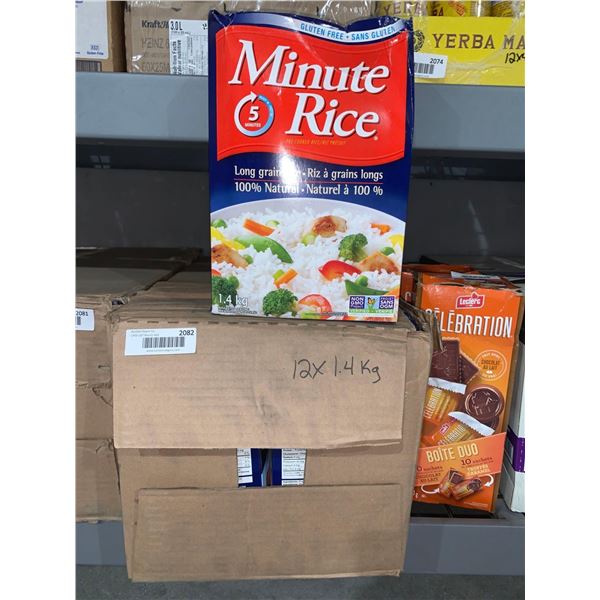 CASE LOT Minute Rice Long Grain Rice 12x1.4 Kg