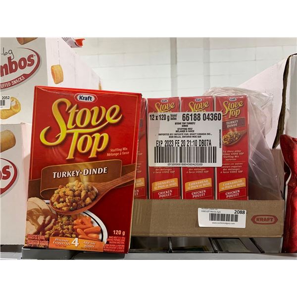 CASE LOT Stove Top Turkey Flavor Stuffing 12x120g