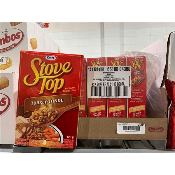 CASE LOT Stove Top Turkey Flavor Stuffing 12x120g