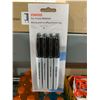 Image 2 : CASE LOT Staples Black Dry Erase Markers 6x4 Count