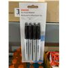 Image 2 : CASE LOT Staples Black Dry Erase Markers 6x4 Count