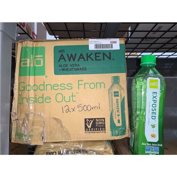 CASE LOT Exposed Aloe Vera & Wheat Grass Juice 12x500ml