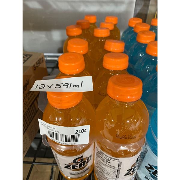 CASE LOT Gatorade Orange 12x591ml