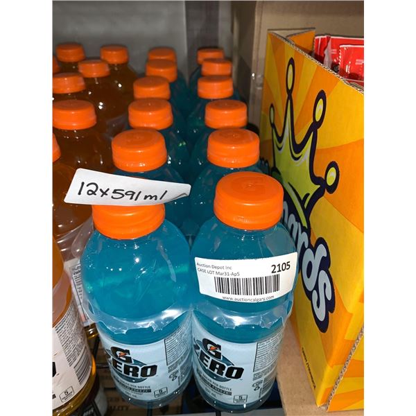 CASE LOT Gatorade Glacier Freeze 12x591ml