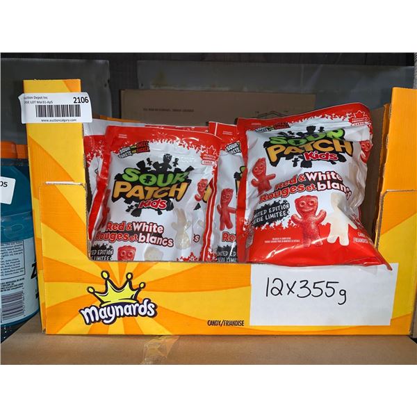 CASE LOT - Sour Patch Kids Red & White Limited Edition Candies 12x335g