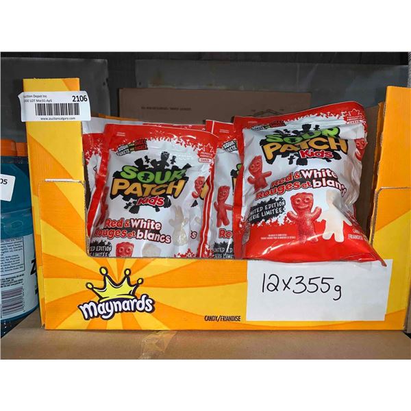 CASE LOT - Sour Patch Kids Red & White Limited Edition Candies 12x335g