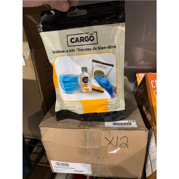 CASE LOT - Cargo Wellness Kit Travel Pack X 12