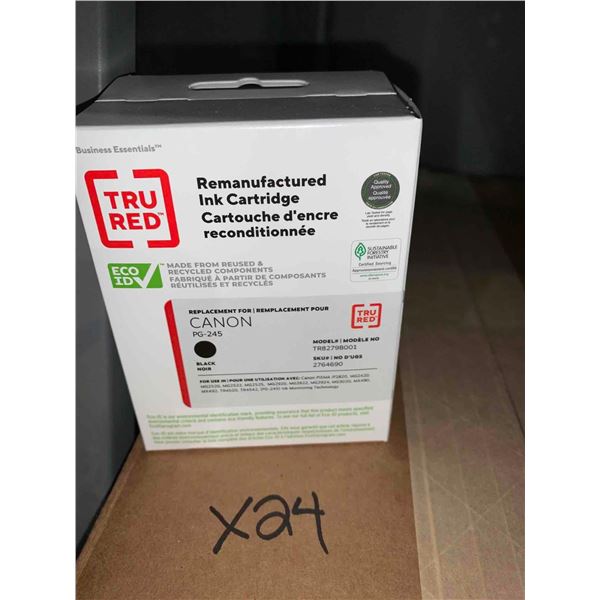 CASE LOT - Tru Red Remanufactured Ink Cartridge - Canon PG-245