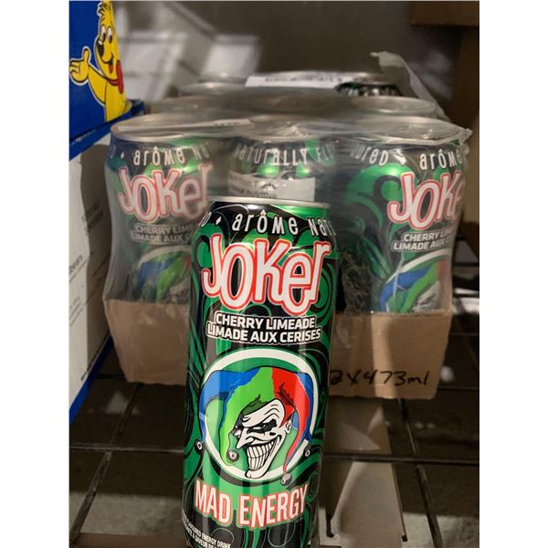 CASE LOT - Joker Energy Drink - Cherry Limeade 12x473ml
