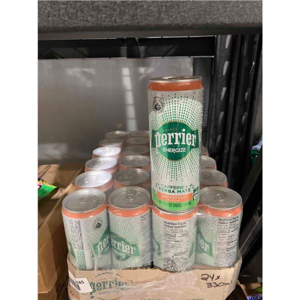 CASE LOT - Perrier Energize Grapefruit Energy Drink 24x330ml