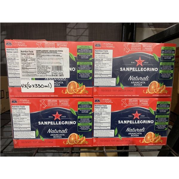 CASE LOT -San Pellegrino Natruali Aranciata Rosa 24x330ml