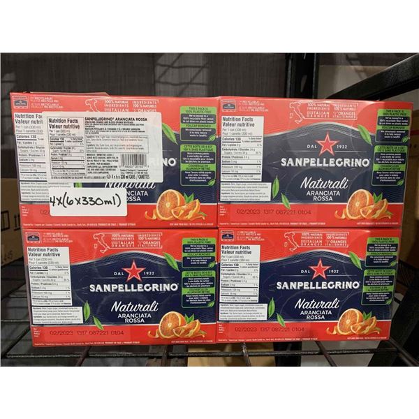CASE LOT -San Pellegrino Natruali Aranciata Rosa 24x330ml