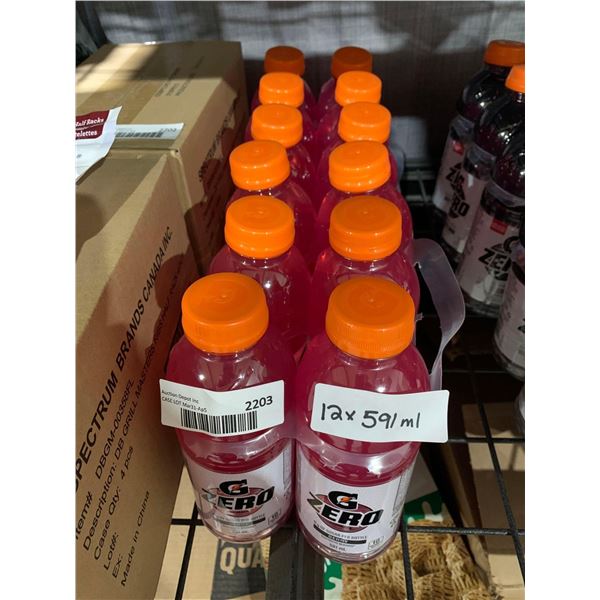 CASE LOT - Gatorade Zero 12x591ml Berry Flavor