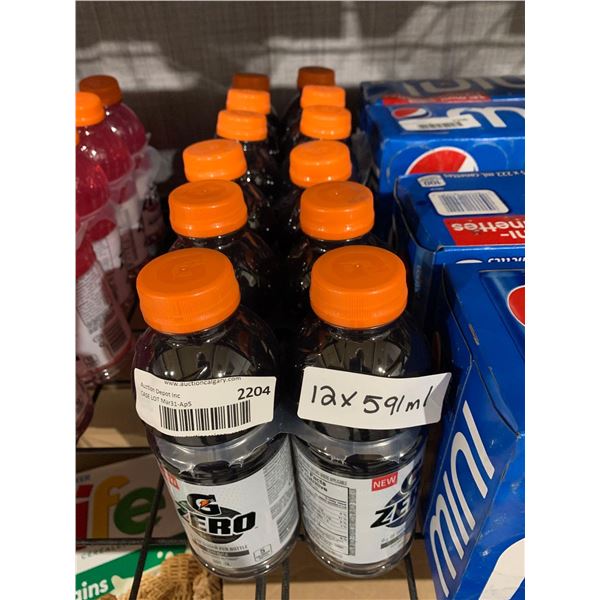 CASE LOT - Gatorade Zero 12x591ml Grape Flavor