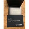 Image 3 : NEW Citizen Gents Eco Drive Date Face Wrist Watch with Box & Manuals