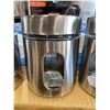 Image 2 : Glass Canister With Stainless Steel 10cm x 12cm Set of 3