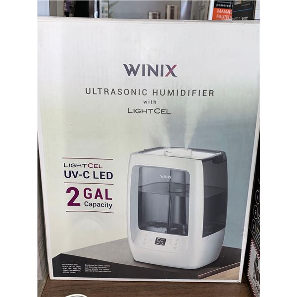 Winix Ultrasonic Humidifier with Light Cel 2 Gallon Capacity