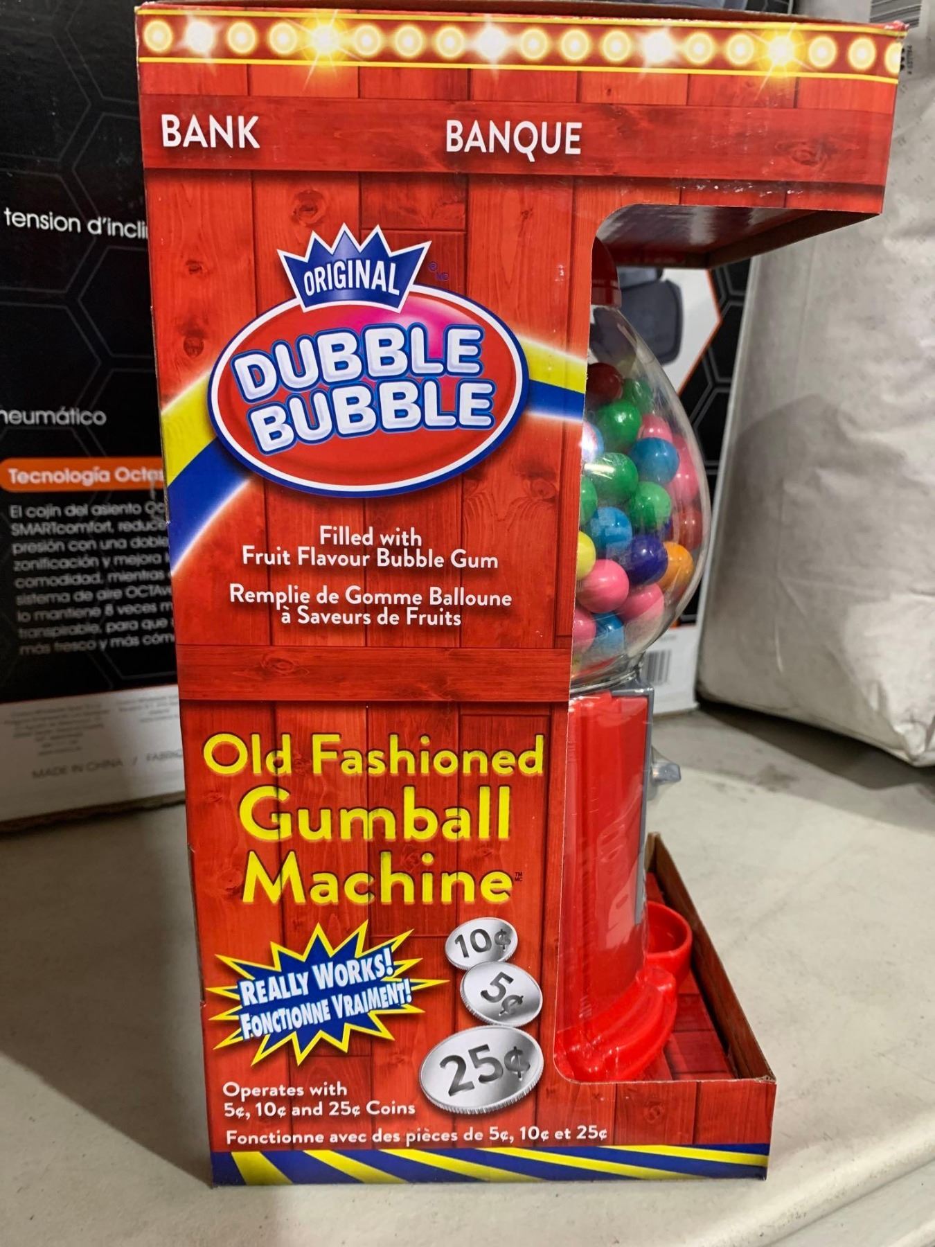 Dubble Machine Dubble Bubble Old Fashioned Gumball Machine