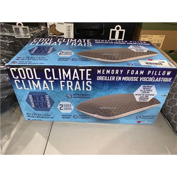 I Heart Pillow Cool Climate Memory Foam Pillow