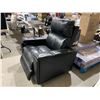 Image 1 : Electric Rocker Recliner Chair with tip out Cup Holders and Under Arm Storage Black
