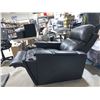 Image 4 : Electric Rocker Recliner Chair with tip out Cup Holders and Under Arm Storage Black