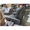 Image 2 : Electric Recliner Chair with Adjustable Headrest Grey