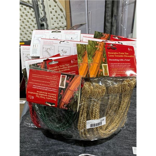 Large Lot of Decorative Twist Ties