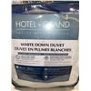 Image 2 : Hotel Luxury Basics Queen Size White Down Duvet