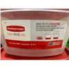 Image 3 : Lot of 2 Rubbermaid Easy Find Lid System, 2.5 Gallon Storage totes