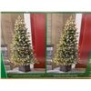 Image 4 : Artificial Potted Holiday Tree 4.5'