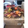 Image 1 : Lot of 2 - Fall Pumpkin Motif Holiday Wreaths