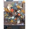 Image 2 : Fall Decor Holiday Pumpkin Wreath Lot of 3