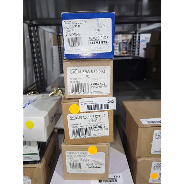 Lot of Assorted Door Handsets