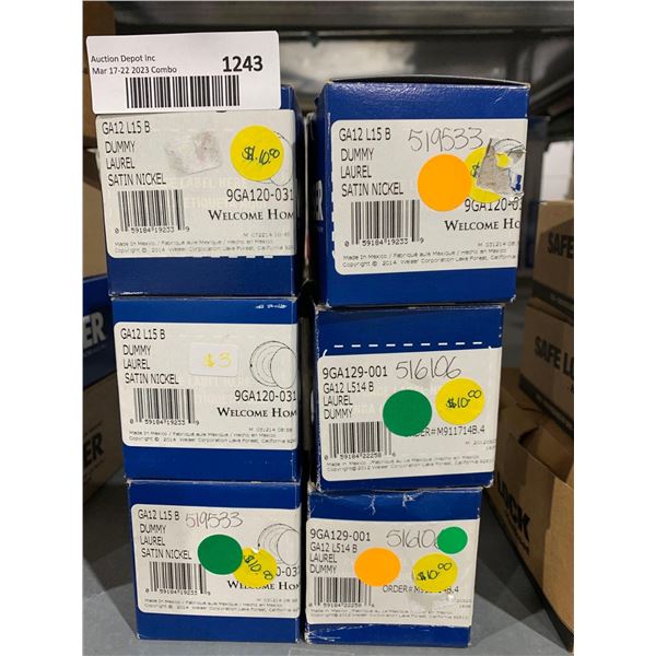 Lot of Assorted Door Handsets