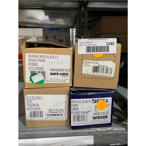 Lot of Assorted Door Handsets