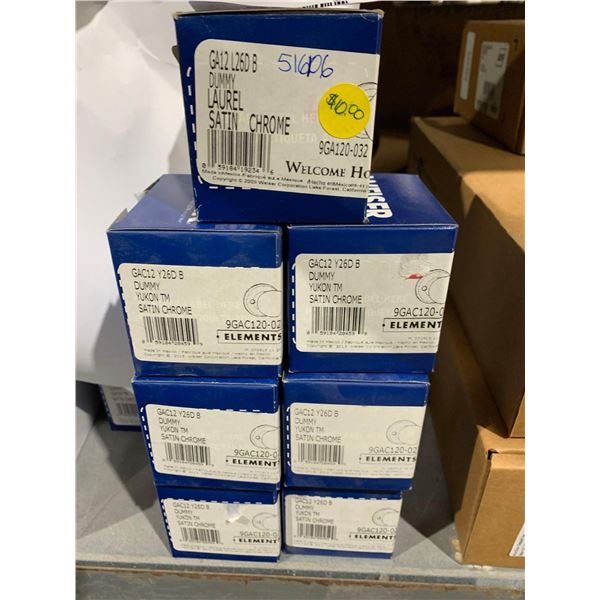 Lot of 7 Assorted Dummy Door Knobs