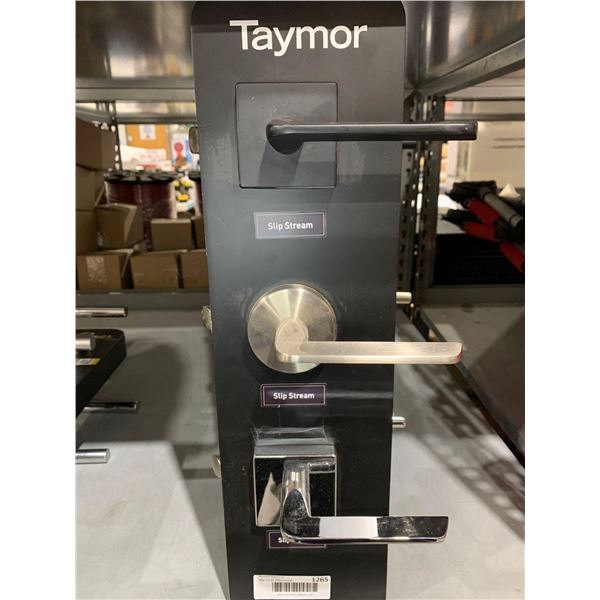 Lot of 3 Assorted (fully functional) Taymor Premier Door Handles - Store Display