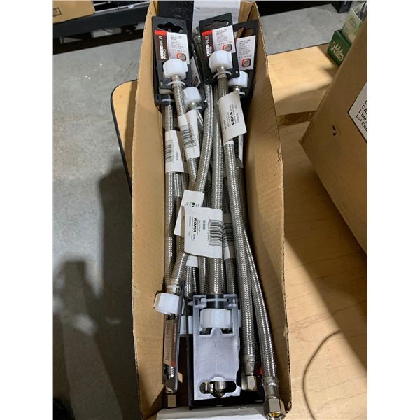 Lot of 15 Uberhaus Braided Toilet SS Hose 16x3/8x7/8"