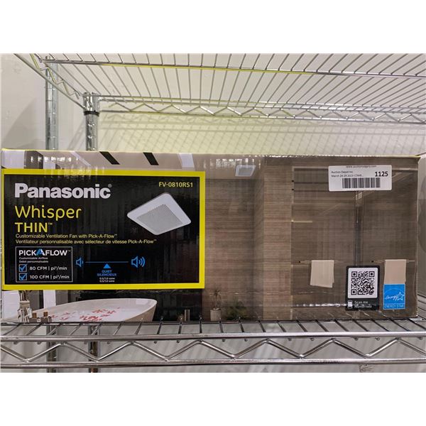 Panasonic Whisper Thin Customizable Ventilation Fan w/ Pick-a-Flow