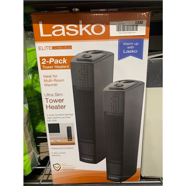 Lasko Elite 2 Pack Tower Heaters