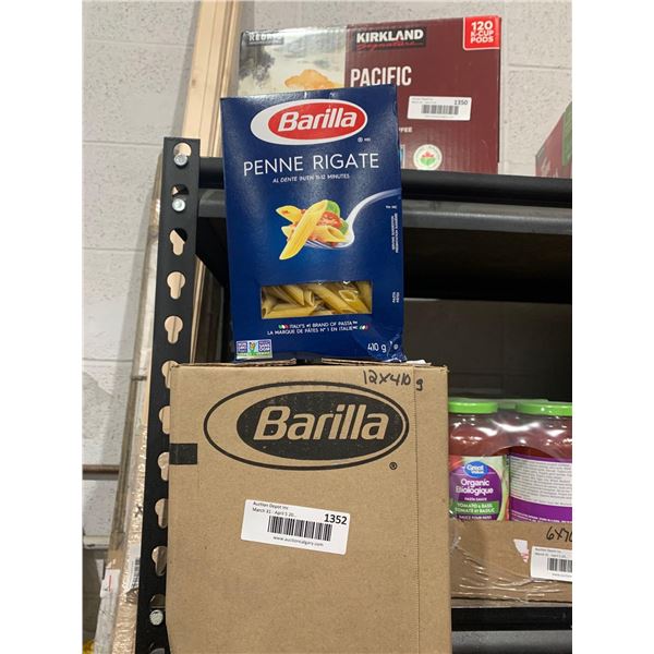 Barilla Penne Rigate Noodles 12x410g