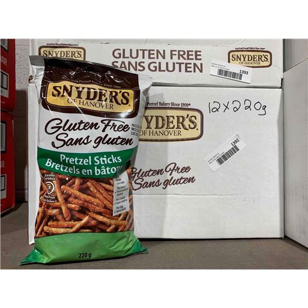 Snyders Gourmet Pretzel Sticks 12 x 220g