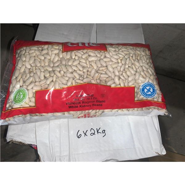 Clic Dried White Kidney Beans 6x2Kg