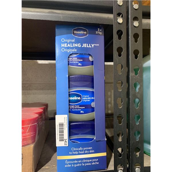 Vaseline Original Healing Jelly 3x375g