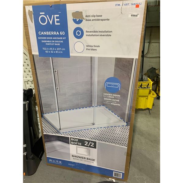 Ove Canberra 60 Shower Door ***Base Only***